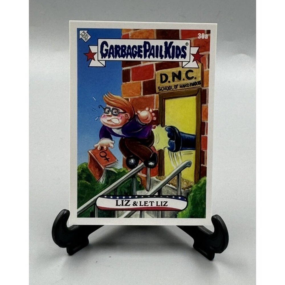 2020 Topps Garbage Pail Kids GPK Disgrace to the White House #30A Liz‎ & Let Liz